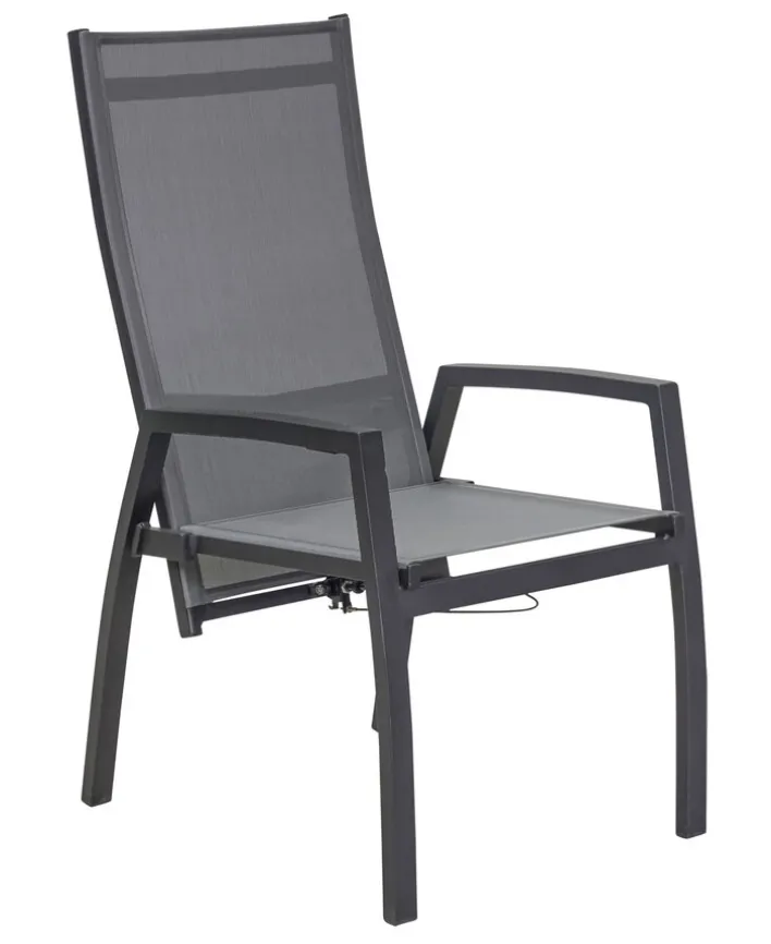 Garden FLAIR Garten Positionsstuhl LENNOX 2er Set grau