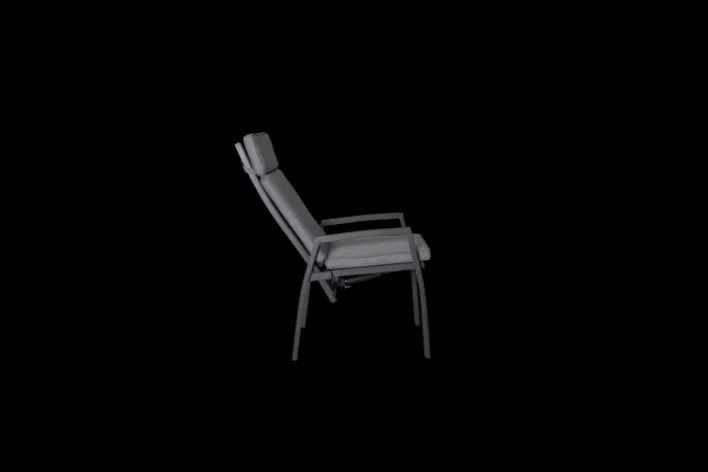 Garden FLAIR Garten Positionsstuhl LENNOX 2er Set grau