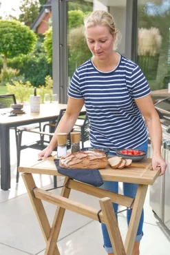 Garden FLAIR Garten-Beistelltisch OTTO Teakholz