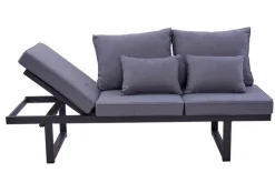 Garden FLAIR Gartensofa LINA anthrazit /grau