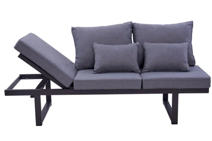 Garden FLAIR Gartensofa LINA anthrazit /grau