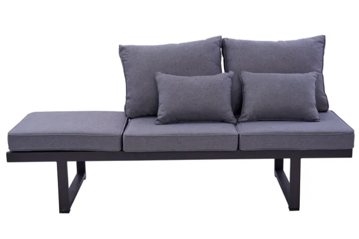 Garden FLAIR Gartensofa LINA anthrazit /grau