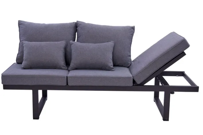 Garden FLAIR Gartensofa LINA anthrazit /grau