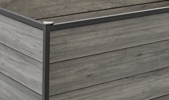 Garden FLAIR Hochbeet RUTH 240 x 80 cm anthrazit