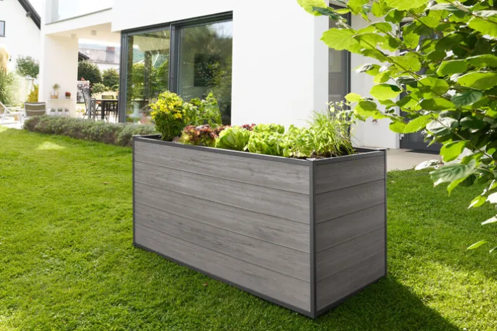 Garden FLAIR Hochbeet RUTH 240 x 80 cm anthrazit