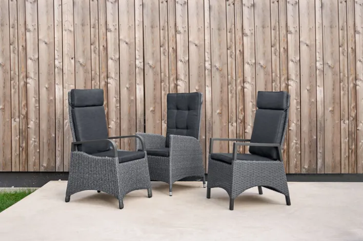 Garden FLAIR Positionsstuhl Garten LIANA N graumix