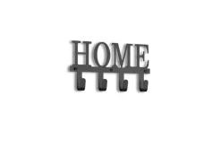 Garderobenhaken NICI 25 x 13 cm schwarz