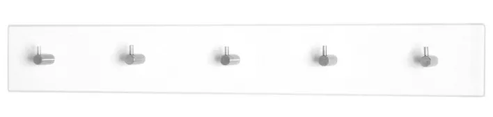 Garderobenleiste EDDY Hochglanz 57 x 8 x 5 cm Holz weiß