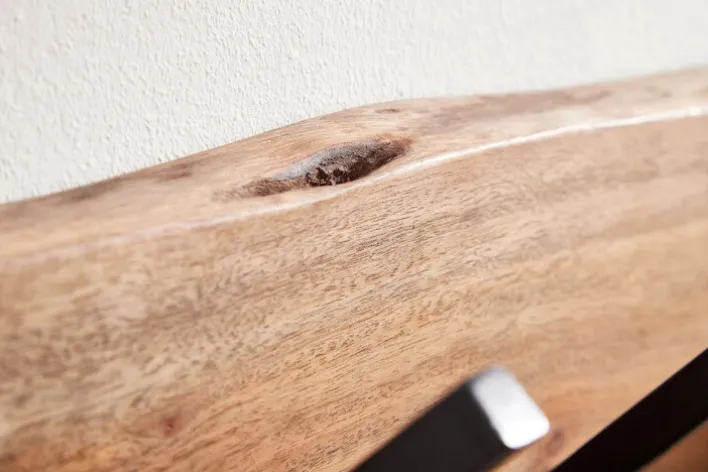 Garderobenpaneel 100 x 29 cm Akazienholz massiv