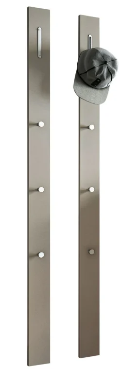 Garderobenpaneel GARDASEE 10 x 165 cm taupe