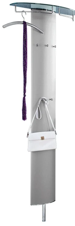 Garderobenpaneel MELODIE Alu geriffelt ca. 63 x 192 x 26 cm