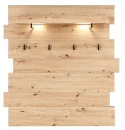 Garderobenpaneel SEDEO 120 x 125 cm Artisan Eiche-Dekor