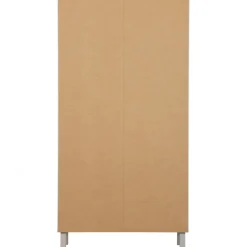 Garderobenschrank MADU 100 x 195 cm cloud grey/goldfarbig
