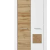 Garderobenschrank MATERIO 80 x 198 cm braun/weiß