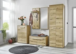 Garderobenschrank PERADO 64 x 197 cm braun - Eiche Evoke Dekor