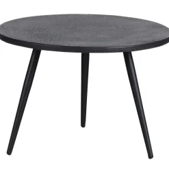 Garten Beistelltisch SUZE 2-teilig schwarz