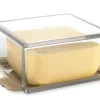 GEFU Butterdose BRUNCH 8 x 5,2 x 14 cm Edelstahl silber