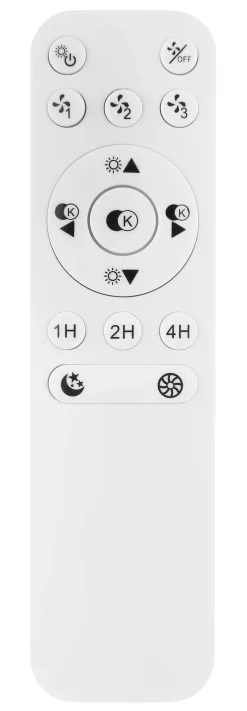 GLOBO LED Deckenlampe LEONHARD mit Ventilator