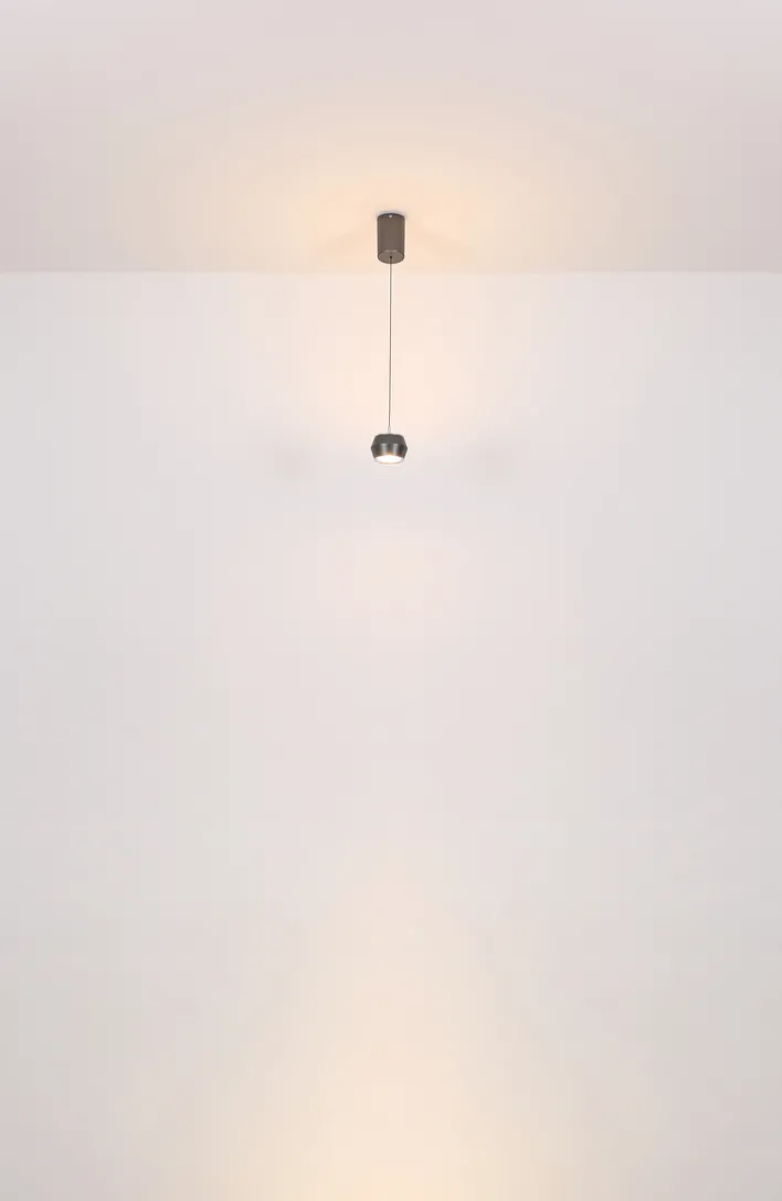 GLOBO LED Pendeleuchte MARTHY 10 cm grau