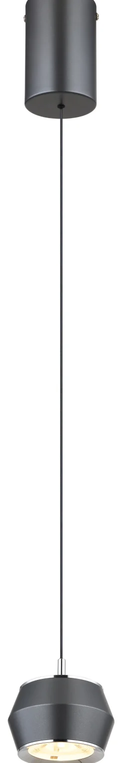 GLOBO LED Pendeleuchte MARTHY 10 cm grau