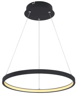 GLOBO LED Pendellampe RALPH 38,5 cm schwarz