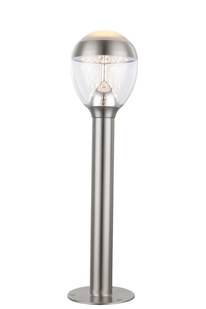 GLOBO LED Wegeleuchte CALLISTO 59 cm Edelstahl