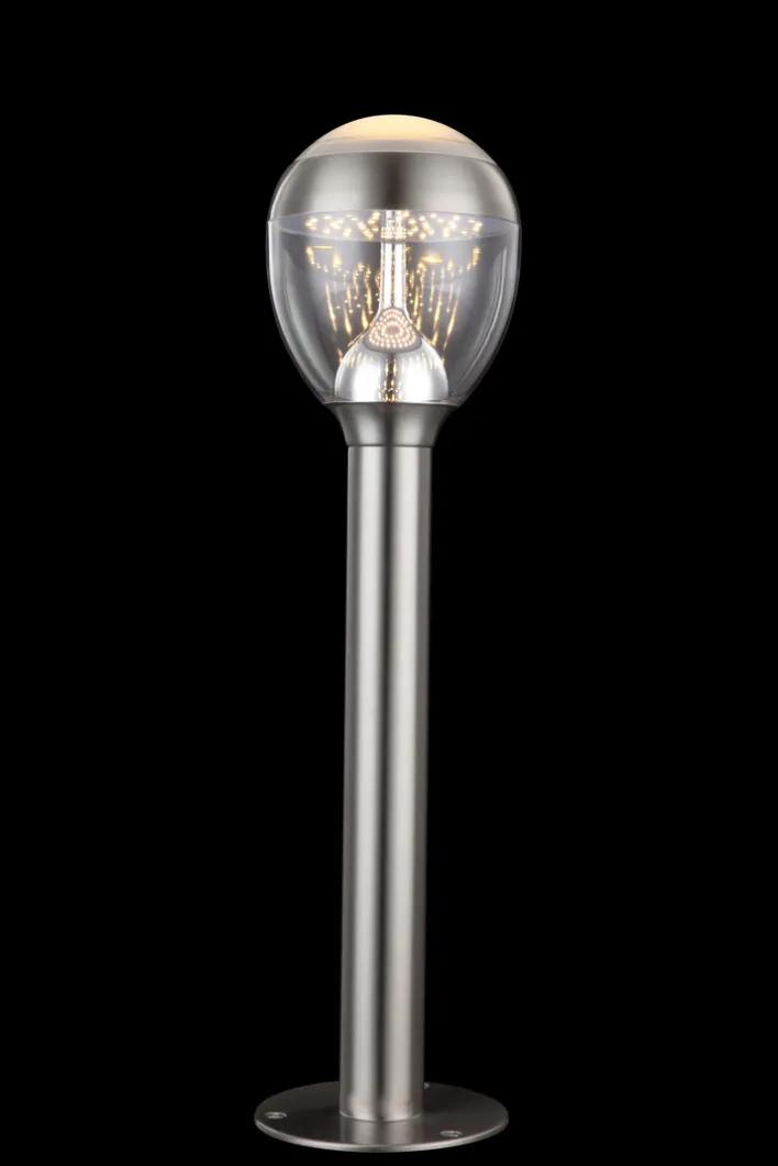 GLOBO LED Wegeleuchte CALLISTO 59 cm Edelstahl