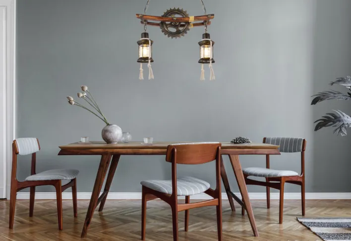 GLOBO Retrofit Balkenpendel ABELLA 2-flg antik