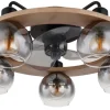 GLOBO Retrofit Deckenlampe NARINA mit Ventilator