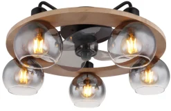 GLOBO Retrofit Deckenlampe NARINA mit Ventilator