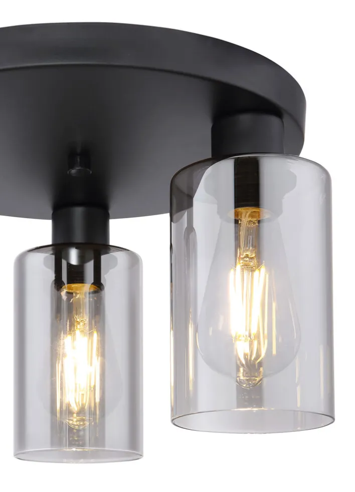 GLOBO Retrofit Deckenlampe HADERA 34 cm