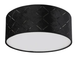 GLOBO Retrofit LED Deckenlampe SUNNA 26 cm schwarz