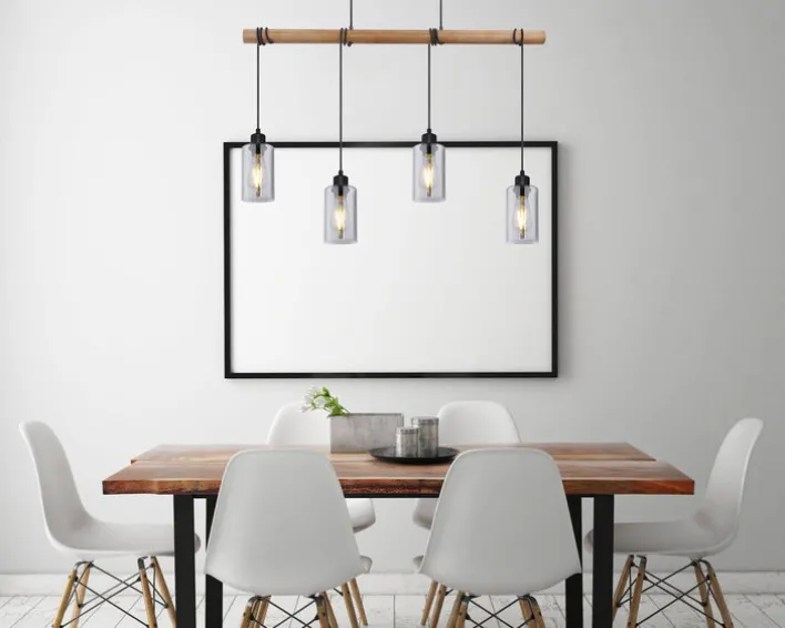 GLOBO Retrofit Pendellampe HADERA 98 x 130 cm