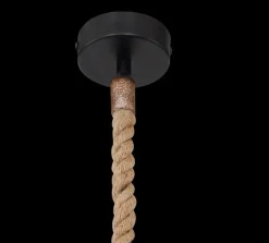 GLOBO Retrofit Pendelleuchte MARCO 40 cm rostfarbig