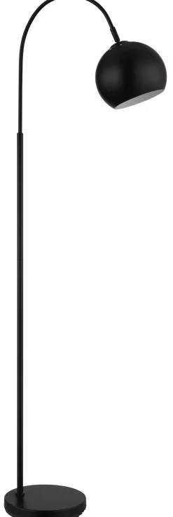 GLOBO Retrofit Stehlampe BENNO 150cm schwarz