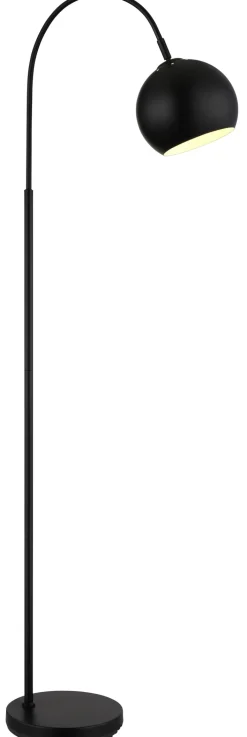 GLOBO Retrofit Stehlampe BENNO 150cm schwarz