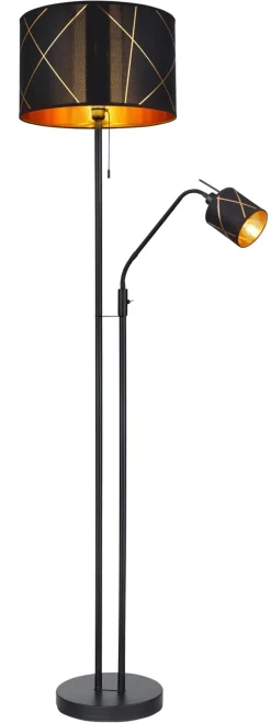 GLOBO Retrofit Stehlampe BEMMO 175 cm