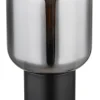 GLOBO Retrofit Tischlampe NINJO schwarz /rauchfarbig