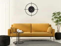 GLOBO Wanduhr SUSSY III 50 cm mit Licht