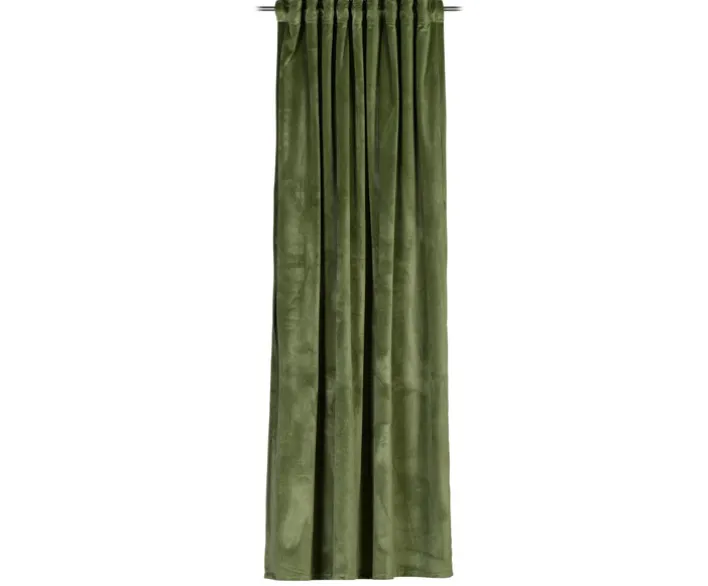 GÖZZE Samt-Vorhang MAGNUM 135 x 245 cm grün