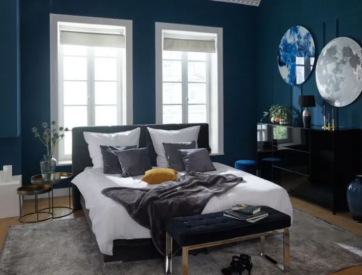 GÖZZE Wohndecke CASHMERE FEELING 180 x 220 cm anthrazit