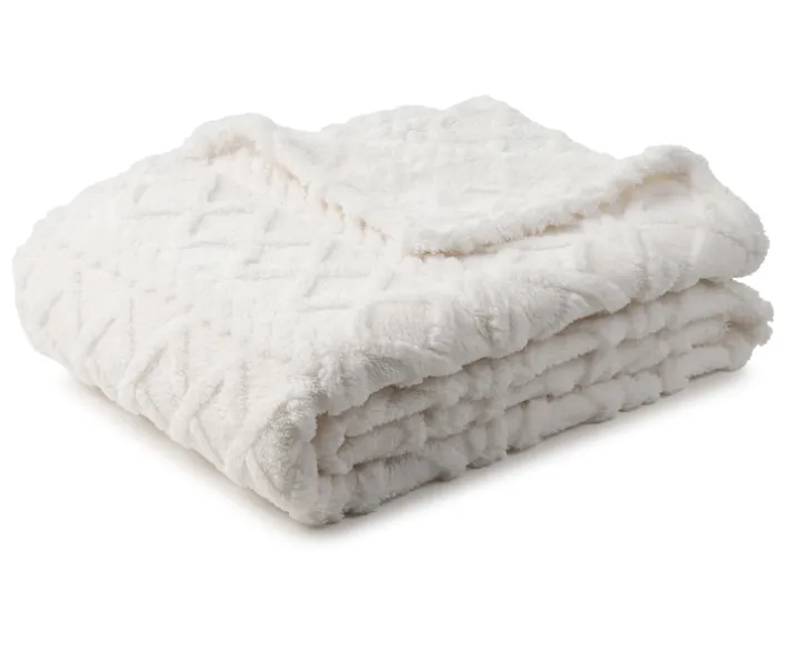 GÖZZE Wohndecke FREYA 150 x 200 cm weiß