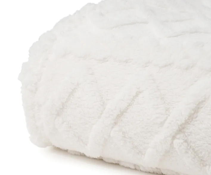 GÖZZE Wohndecke FREYA 150 x 200 cm weiß