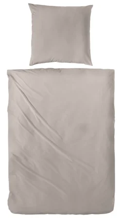 HAHN Renforcé-Bettwäsche UNI 135 x 200 cm natur
