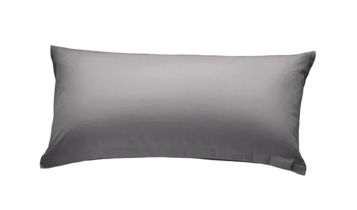 HAHN Satin-Kissenhülle LUXUS 40 x 80 cm graphitgrau