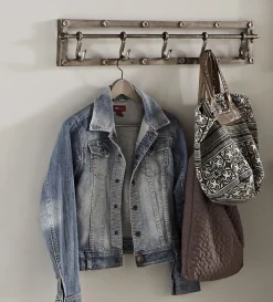 Hakenleiste 73 x 15 cm Anthrazit