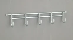 Hakenleiste 32 x 6 x 4 cm Metall silber