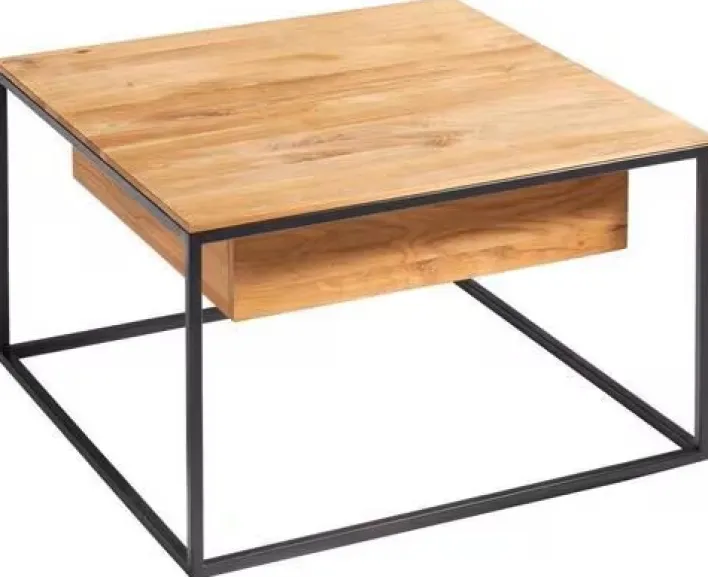 HAUKE HENDRIKS Couchtisch PATRIZIA 70 x 70 cm Eiche massiv