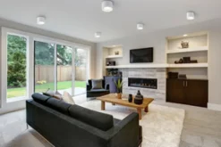 helestra LED Deckenlampe KARI Glas/Stahl Ø 11,5 cm Höhe 7,5 cm matt Weiß