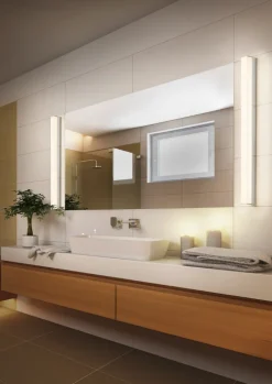 helestra LED Wandlampe Bad LADO 60 cm schwarz